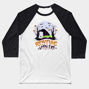 Resting witch face Halloween Baseball T-Shirt